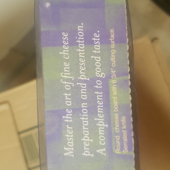 Wine art round cheese board New sommelier - Picture 4 of 5